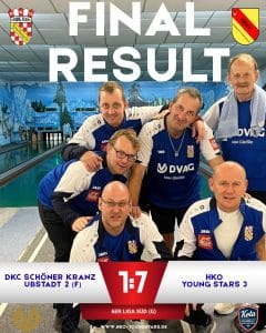 +++ Dritte gewinnt mit starker Leistung und 7:1 in Ubstadt
